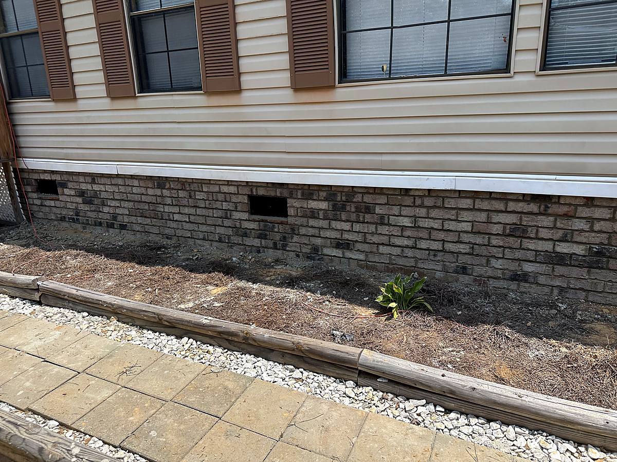 Brick foundation