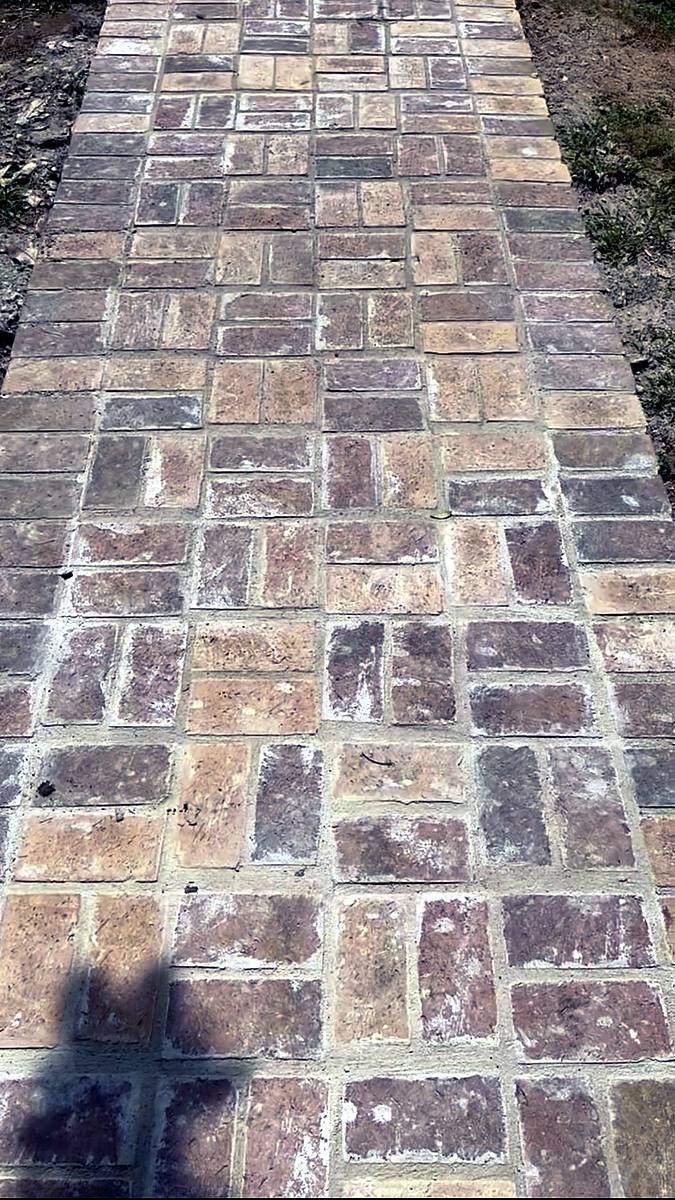 Brick walkway detail